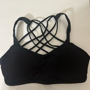 Black Lululemon Free to Be Bra